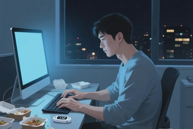 34岁早上空腹血糖24.4是怎么回事(图1)