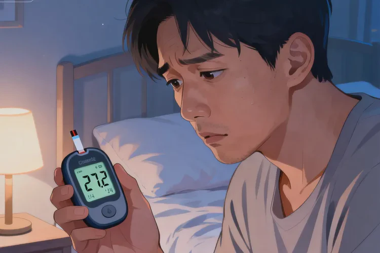 34岁晚上血糖27.2是怎么回事(图1)