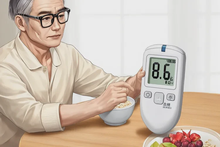 41岁早餐血糖8.6是怎么回事(图1)