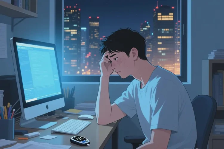 35岁晚餐血糖19点5是怎么回事(图1)