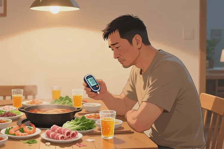 35岁晚餐血糖15.8是怎么回事(图1)