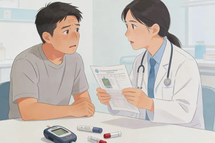 35岁空腹血糖17点3是怎么回事(图1)