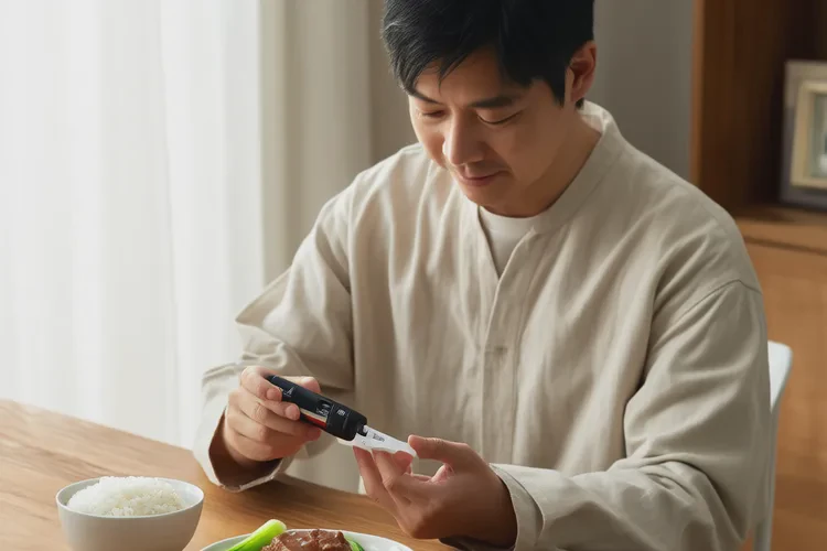 42岁中餐血糖12.2是怎么回事(图1)