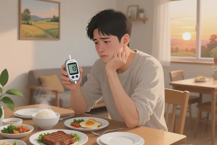 35岁晚餐血糖24.2是怎么回事(图1)