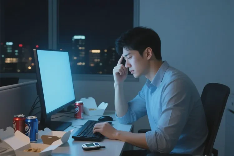 35岁晚餐血糖26.1是怎么回事(图1)