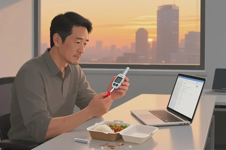 35岁中餐血糖14.4是怎么回事(图1)