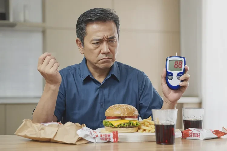 41岁中午血糖24.5是怎么回事(图1)