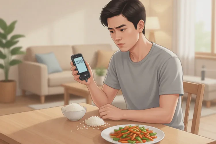 35岁晚餐血糖18.8是怎么回事(图1)