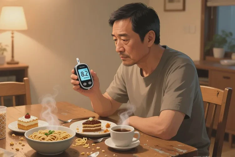 35岁晚餐血糖25.5是怎么回事(图1)