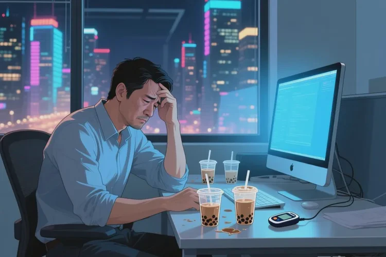 35岁晚餐血糖27.2是怎么回事(图1)