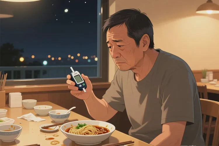 35岁晚餐血糖24.9是怎么回事(图1)