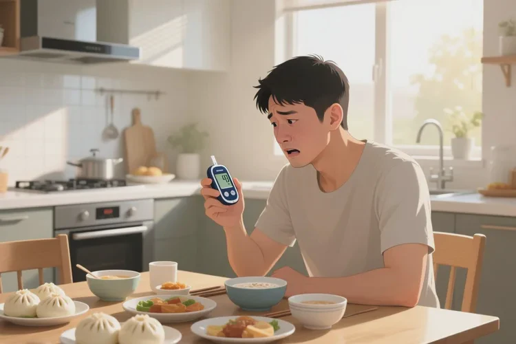 35岁早餐血糖21.8是怎么回事(图1)