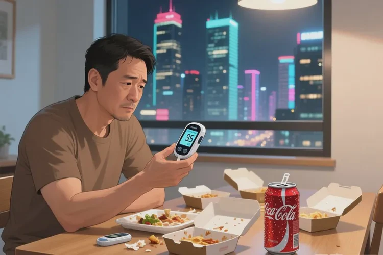 35岁晚餐血糖13.3是怎么回事(图1)