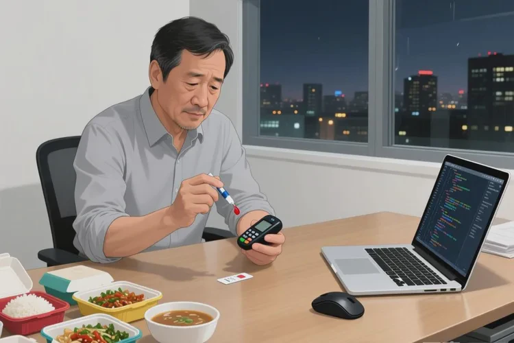 35岁中餐血糖24.2是怎么回事(图1)