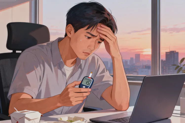 35岁中餐血糖15点6是怎么回事(图1)