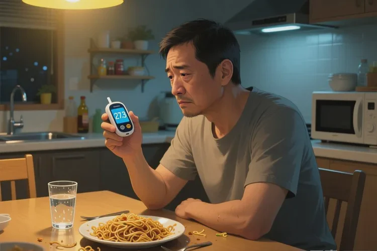 35岁晚餐血糖27.3是怎么回事(图1)