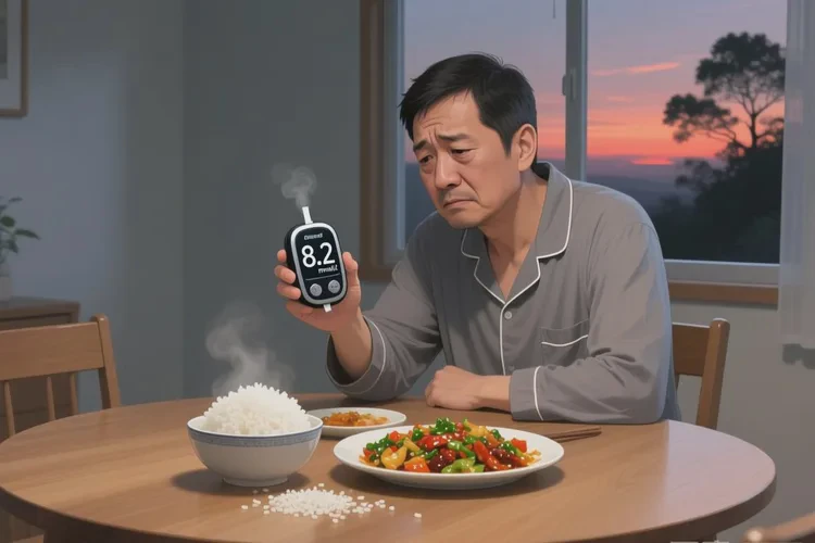 35岁晚餐血糖17.4是怎么回事(图1)