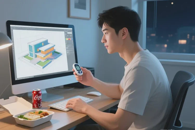 35岁晚餐血糖21.7是怎么回事(图1)