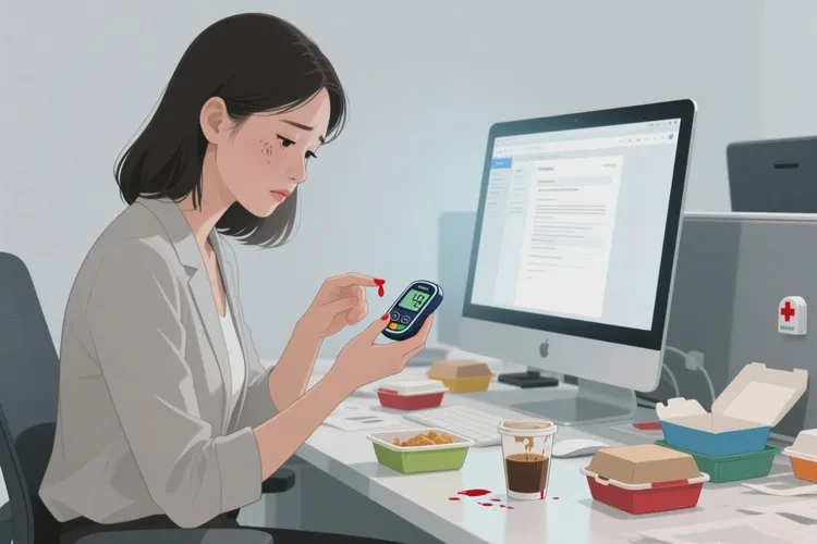 35岁晚餐血糖15.5是怎么回事(图2)