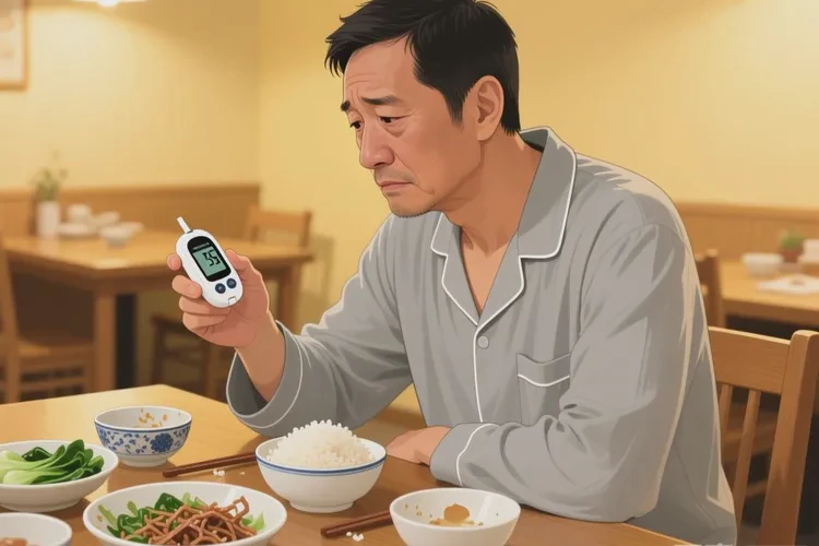 35岁中餐血糖12.4是怎么回事(图1)