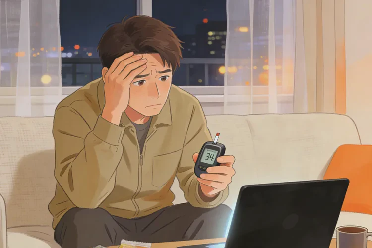 34岁睡前血糖8.4是怎么回事(图1)