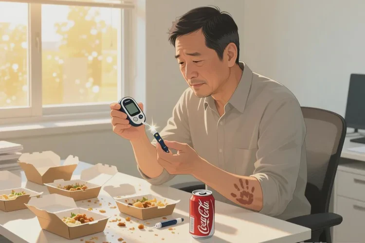 35岁中餐血糖27.8是怎么回事(图1)