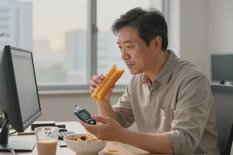 35岁早餐血糖12.8是怎么回事(图1)