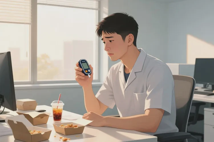 35岁中午血糖21.5是怎么回事(图1)