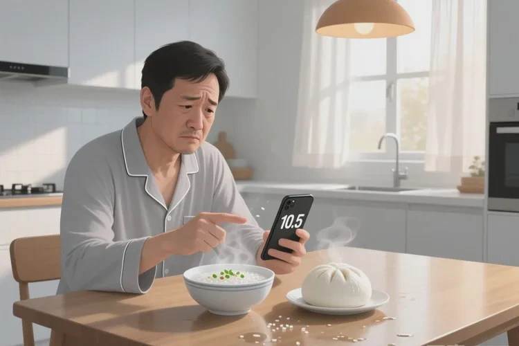 35岁早餐血糖10.5是怎么回事(图1)