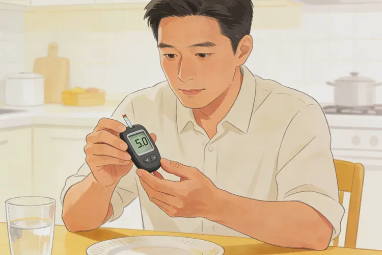 35岁早餐血糖5点0是怎么回事(图1)