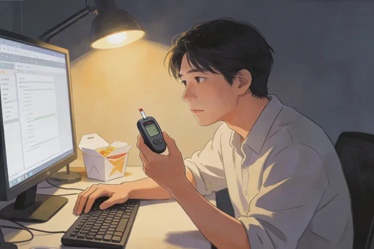 35岁晚餐血糖19.7是怎么回事(图1)