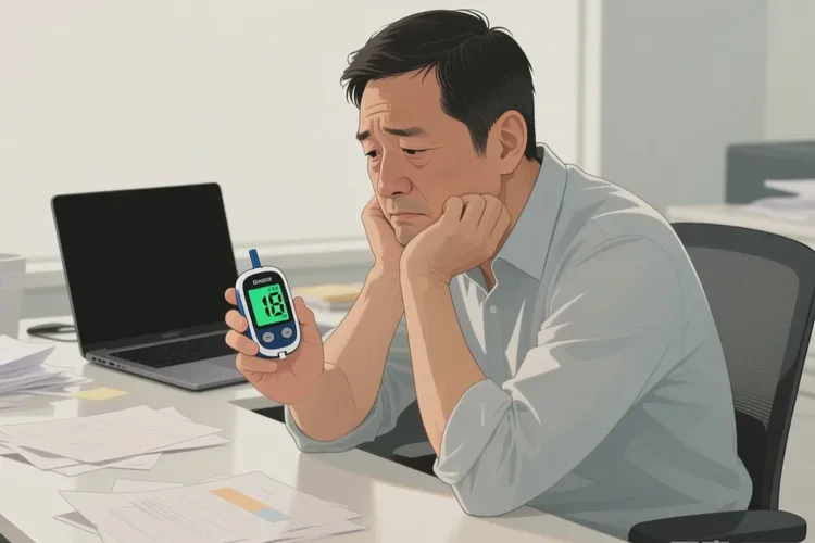 35歲中午血糖16.5是怎么回事(圖1)