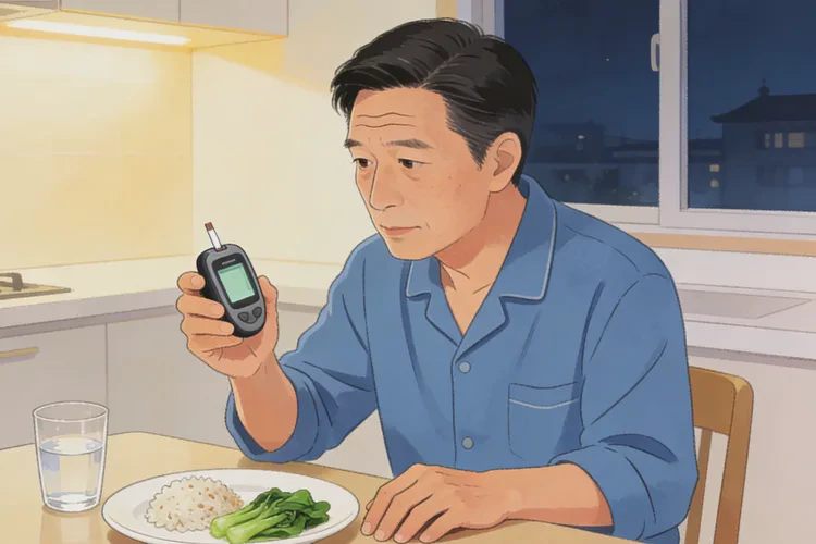 35岁晚餐血糖12点5是怎么回事(图1)