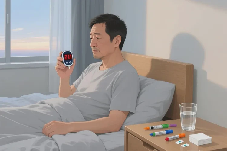 35岁早上空腹血糖21.1是怎么回事(图1)