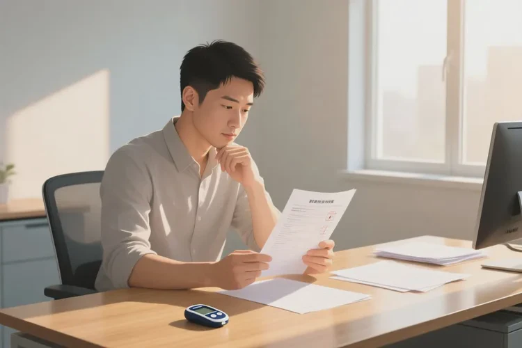 35岁早上空腹血糖9.9是怎么回事(图1)