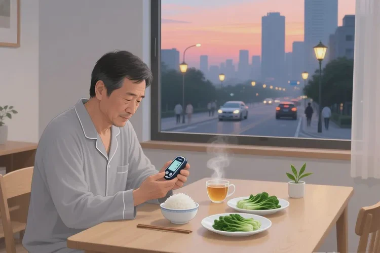 35岁晚餐血糖7.6是怎么回事(图1)