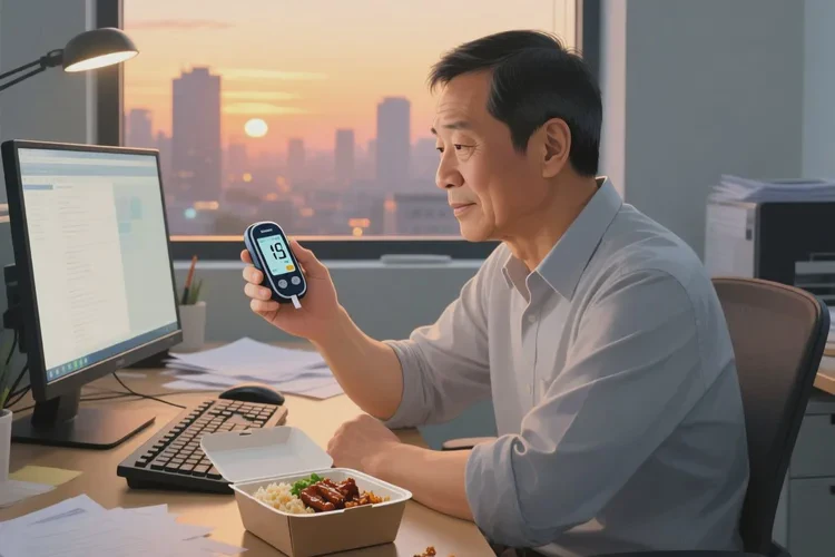 35岁中餐血糖15.5是怎么回事(图1)