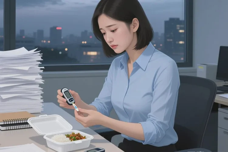 35岁晚餐血糖25.8是怎么回事(图2)