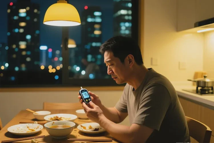 35岁晚餐血糖14.7是怎么回事(图1)