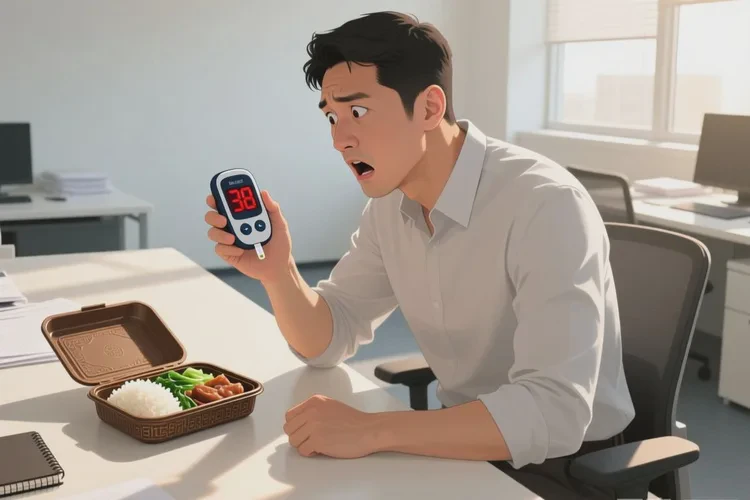 35岁中餐血糖21.4是怎么回事(图1)