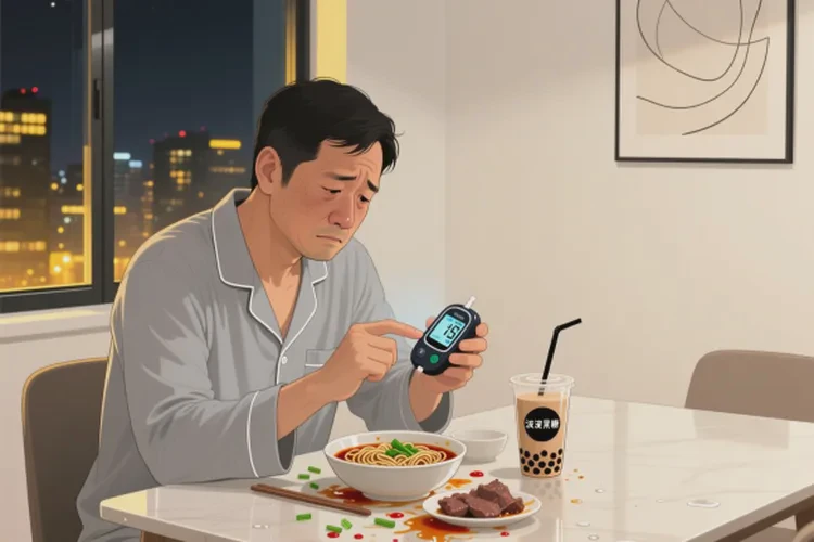 35岁晚餐血糖13点9是怎么回事(图1)