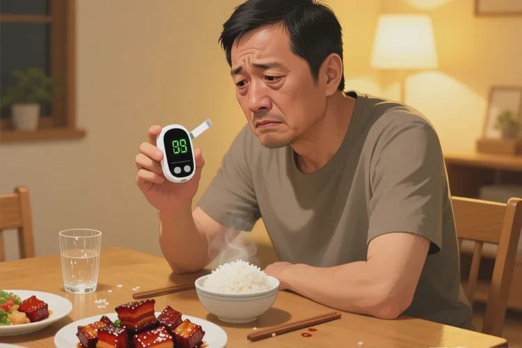 35岁晚餐血糖21.6是怎么回事(图1)