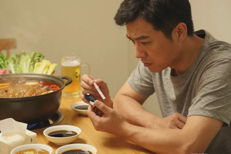 35岁晚餐血糖17.5是怎么回事(图1)