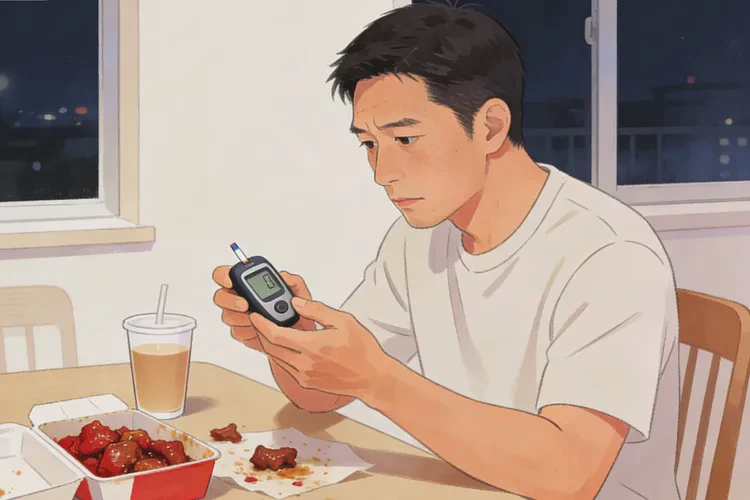 35岁晚餐血糖18.7是怎么回事(图1)