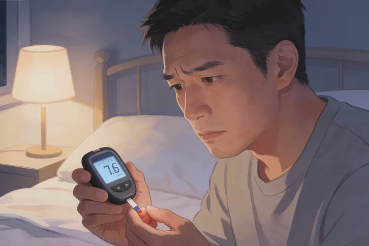 34岁睡前血糖7点6是怎么回事(图1)