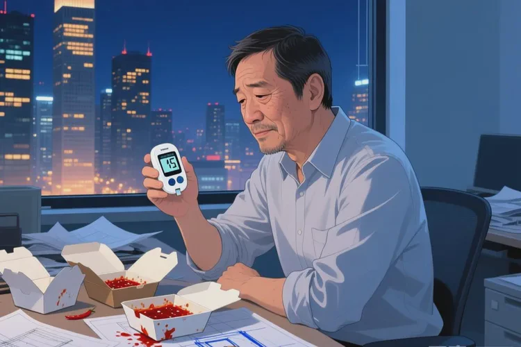 35岁晚餐血糖15.1是怎么回事(图1)