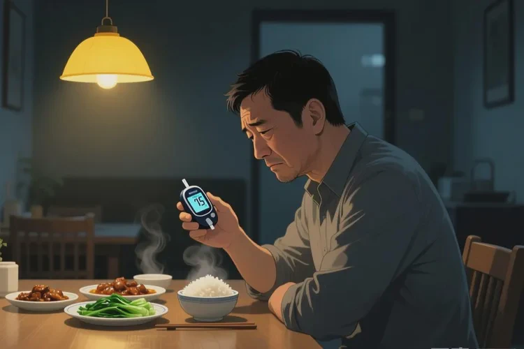 35岁晚餐血糖23.4是怎么回事(图1)