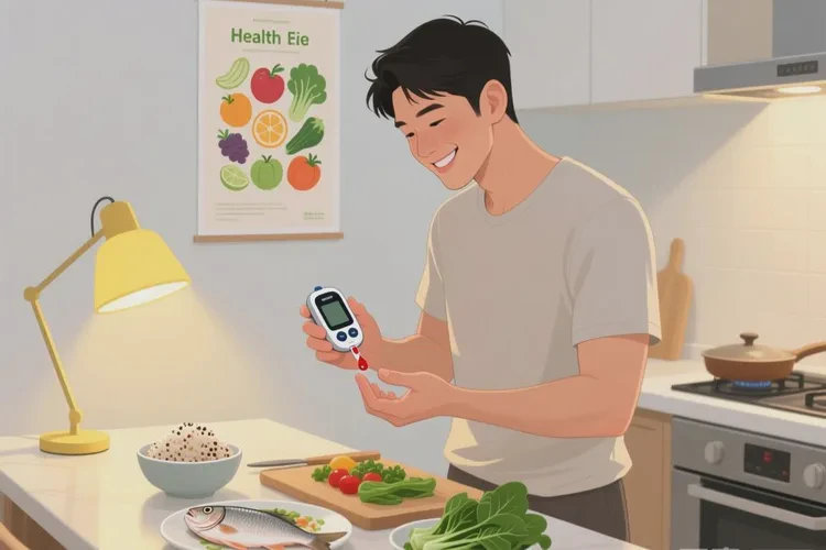 35岁晚餐血糖12点4是怎么回事(图1)