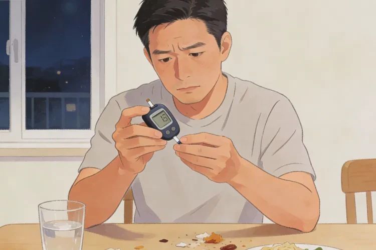 35岁晚餐血糖20.7是怎么回事(图1)