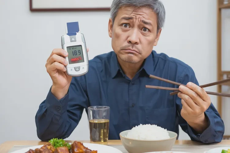 42岁晚餐血糖18.9是怎么回事(图1)